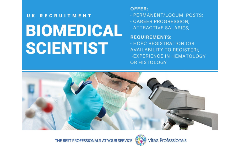 biomedical research jobs uk