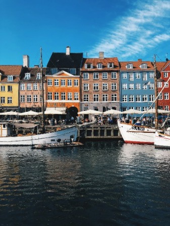 Traditional Danish Smørrebrød, open-faced sandwiches popular in Denmark, showcasing the country's rich culinary heritage